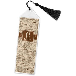 Coffee Lover Book Mark w/Tassel (Personalized)