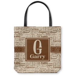 Coffee Lover Canvas Tote Bag (Personalized)