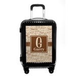 Coffee Lover Carry On Hard Shell Suitcase (Personalized)