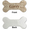 Coffee Lover Ceramic Flat Ornament - Bone Front & Back Single Print (APPROVAL)