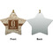 Coffee Lover Ceramic Flat Ornament - Star Front & Back (APPROVAL)