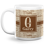 Coffee Lover 20 Oz Coffee Mug - White (Personalized)