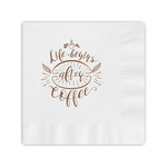 Coffee Lover Coined Cocktail Napkins