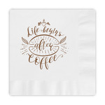 Coffee Lover Embossed Decorative Napkins