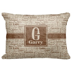 Coffee Lover Decorative Baby Pillowcase - 16"x12" (Personalized)