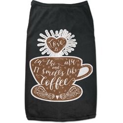 Coffee Lover Black Pet Shirt - XL