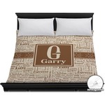 Coffee Lover Duvet Cover - King (Personalized)