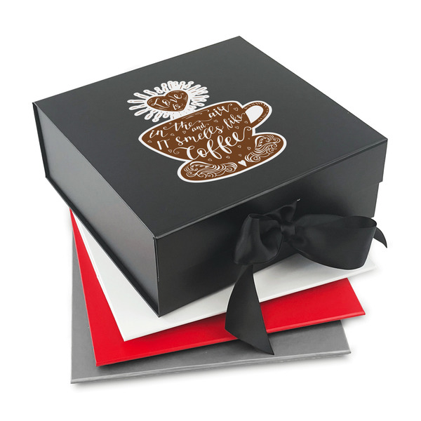 Custom Coffee Lover Gift Box with Magnetic Lid