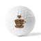 Coffee Lover Golf Balls - Generic - Set of 12 - FRONT