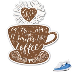 Coffee Lover Graphic Iron On Transfer - Up to 6"x6"
