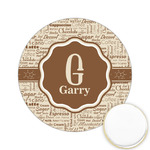 Coffee Lover Printed Cookie Topper - 2.15" (Personalized)