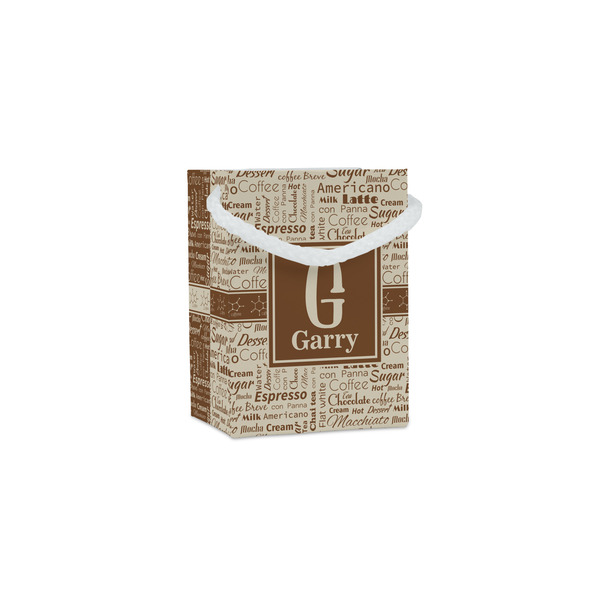 Custom Coffee Lover Jewelry Gift Bags - Matte (Personalized)