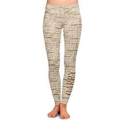 Coffee Lover Ladies Leggings - Small (Personalized)