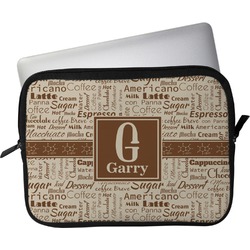 Coffee Lover Laptop Sleeve / Case - 11" (Personalized)