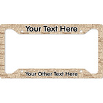 Coffee Lover License Plate Frame - Style A (Personalized)