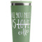 Coffee Lover Light Green RTIC Everyday Tumbler - 28 oz. - Close Up