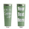 Coffee Lover Light Green RTIC Everyday Tumbler - 28 oz. - Front and Back