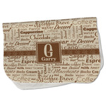 Coffee Lover Burp Cloth - Fleece w/ Name and Initial