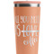 Coffee Lover Peach RTIC Everyday Tumbler - 28 oz. - Close Up