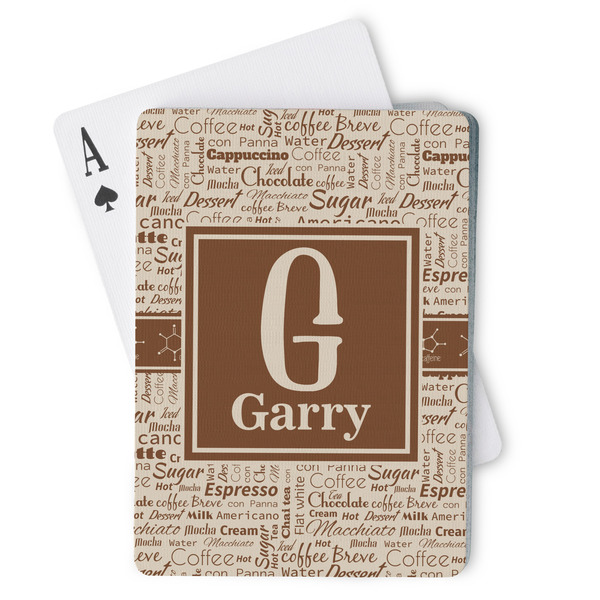 Custom Coffee Lover Playing Cards (Personalized)