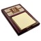 Coffee Lover Red Mahogany Sticky Note Holder - Angle