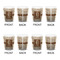 Coffee Lover Shot Glass - White - Set of 4 - APPROVAL