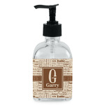 Coffee Lover Glass Soap & Lotion Bottle - Single Bottle (Personalized)