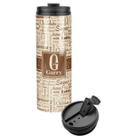 Coffee Lover Stainless Steel Skinny Tumbler (Personalized)