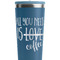 Coffee Lover Steel Blue RTIC Everyday Tumbler - 28 oz. - Close Up