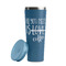 Coffee Lover Steel Blue RTIC Everyday Tumbler - 28 oz. - Lid Off