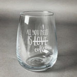 Coffee Lover Stemless Wine Glass (Single)