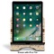 Coffee Lover Stylized Tablet Stand - Front with ipad