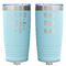 Coffee Lover Teal Polar Camel Tumbler - 20oz -Double Sided - Approval