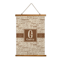 Coffee Lover Wall Hanging Tapestry - Tall (Personalized)