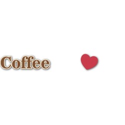 Coffee Lover Name/Text Decal - Large (Personalized)