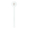 Coffee Lover White Plastic 5.5" Stir Stick - Round - Single Stick