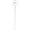 Coffee Lover White Plastic 7" Stir Stick - Round - Single Stick