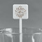 Coffee Lover White Plastic Stir Stick - Square - Main