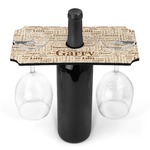 Coffee Lover Wine Bottle & Glass Holder (Personalized)