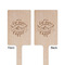 Coffee Lover Wooden 6.25" Stir Stick - Rectangular - Double Sided - Front & Back