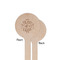 Coffee Lover Wooden 7.5" Stir Stick - Round - Single Sided - Front & Back