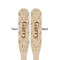 Coffee Lover Wooden Food Pick - Paddle - Double Sided - Front & Back