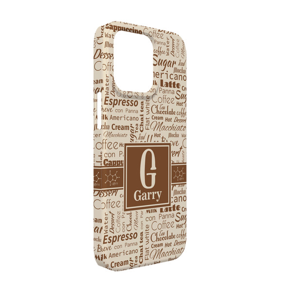 Custom Coffee Lover iPhone Case - Plastic - iPhone 13 Pro (Personalized)