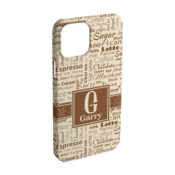 Custom Coffee Lover iPhone Case - Plastic - iPhone 15 (Personalized)