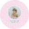 Baby Girl Photo 1" Multipurpose Round Labels - Single Sticker