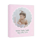 Baby Girl Photo Canvas Print