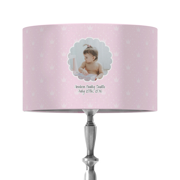 Custom Baby Girl Photo 12" Drum Lamp Shade - Fabric