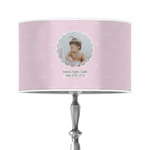 Baby Girl Photo 12" Drum Lamp Shade - Poly-film