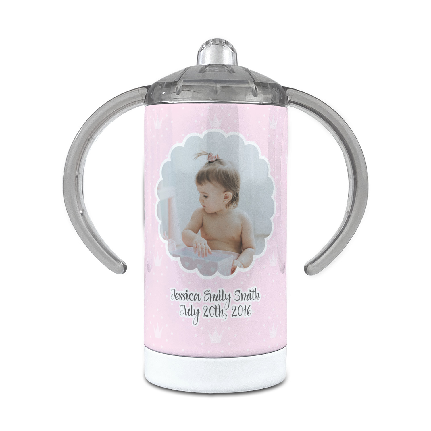 Custom Sippy Cup, Stainless Steel Toddler Cup, Birthday Gift