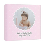 Baby Girl Photo Canvas Print - 12x12